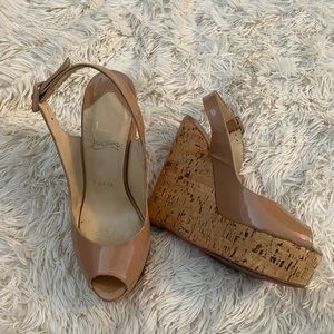 Christian louboutin wedges